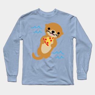 Sea Otter Pizza Long Sleeve T-Shirt